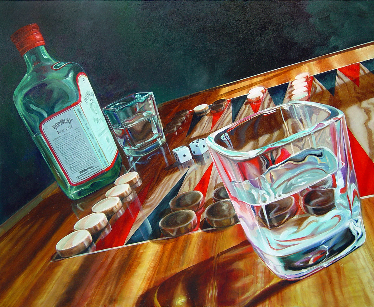 Lucky 7 — original oil still life by Trisha Selgrath