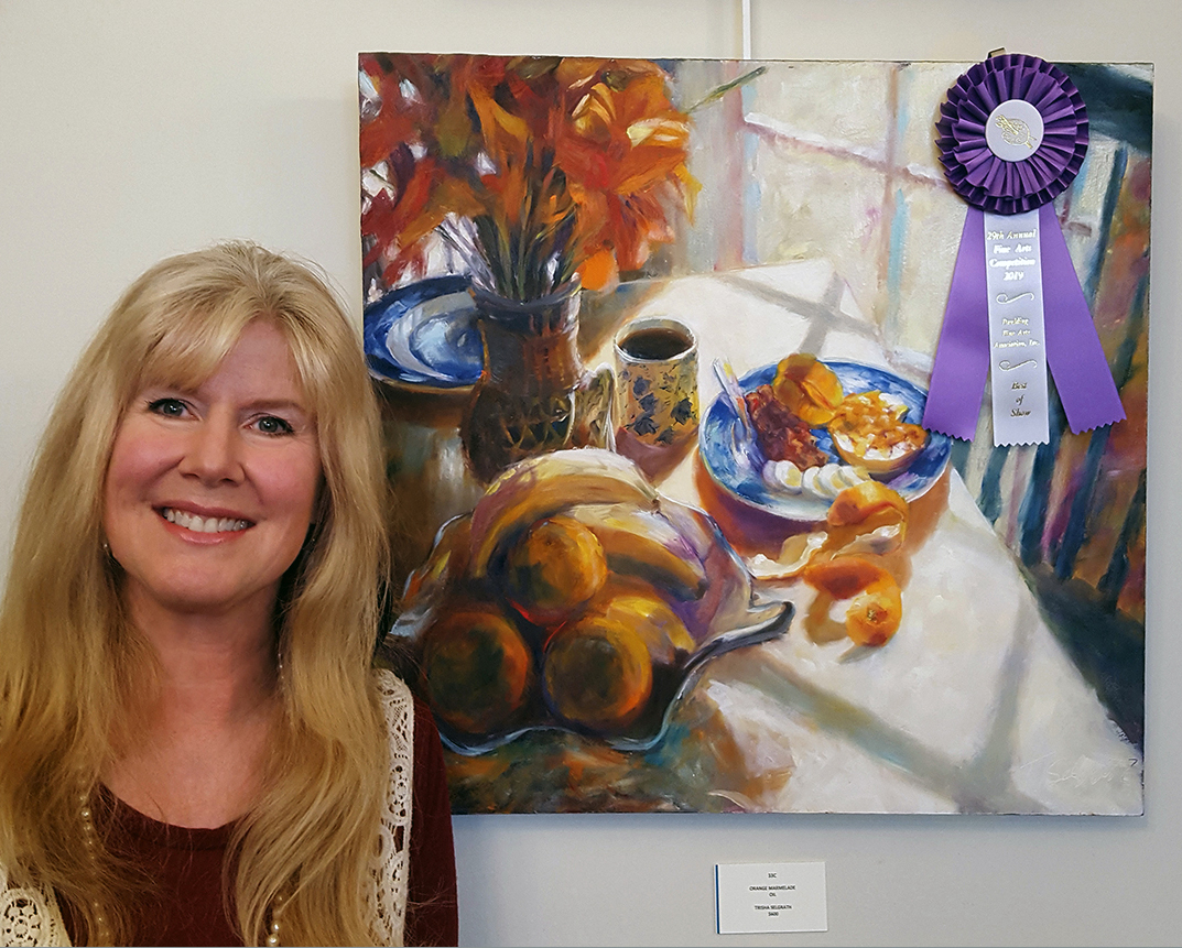 Best in Show! That purple ribbon made me blush.